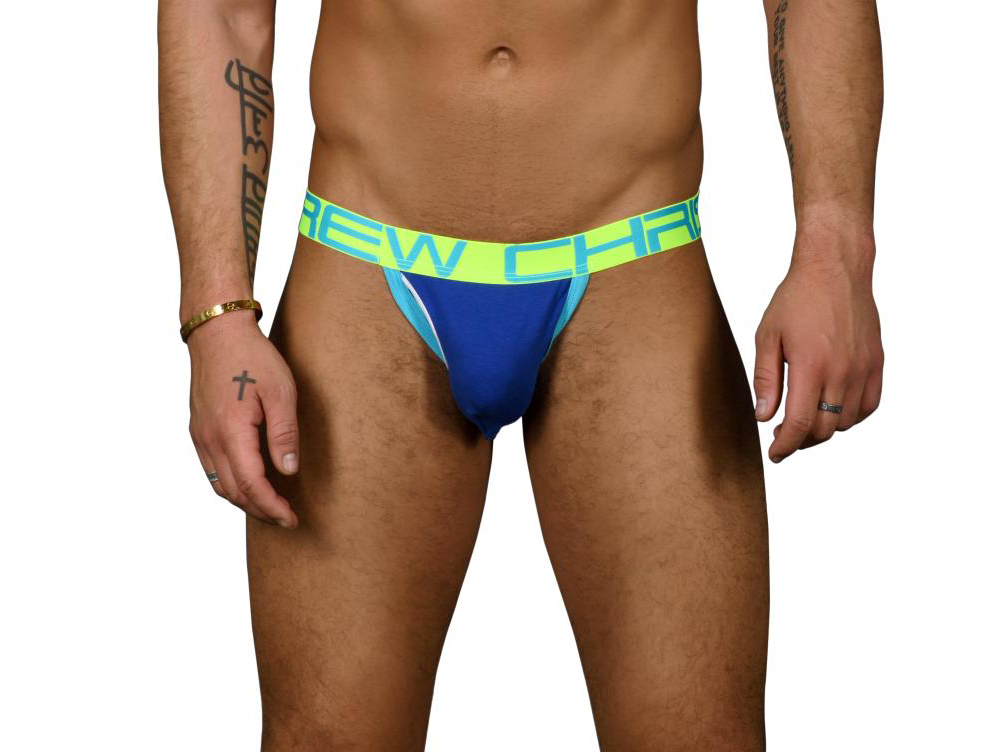 Fly Jockstrap ANDREW CHRISTIAN Almost Naked Royal Blue1